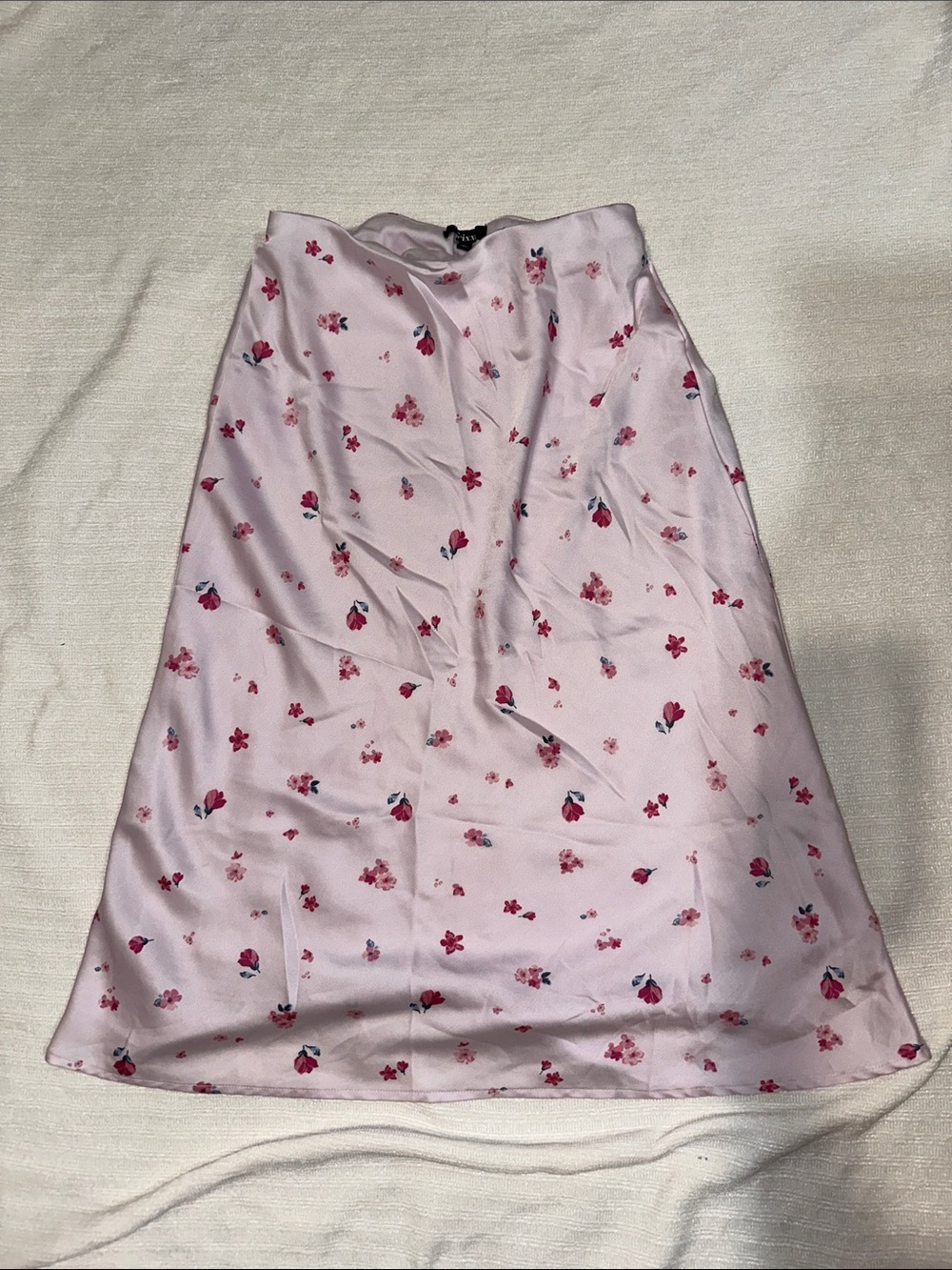 Trixxi Soft Pink Floral Midi Skirt